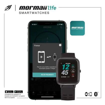 Imagem de Relógio Smarthwatch Mormaii Life Com Bluetooth 5ATM