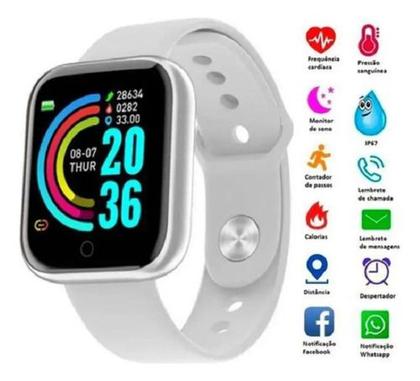 Imagem de Relógio Smartwatch Android Ios Inteligente D20 Bluetooth Nfe