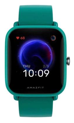 Imagem de Relógio Smartwatch Bip U Pro Verde, Tela 1,43", GPS, À Prova D'Água, Modos Esportivos, Notificações e Sensores de Saúde