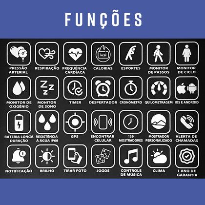 Imagem de Relógio Smartwatch Champion Digital 1 Ano Garantia