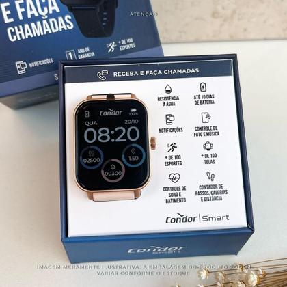 Imagem de Relógio Smartwatch Condor COSMART1AB/8J Rosa