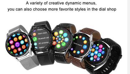 Imagem de Relogio Smartwatch Dt3 Pro Faz Recebe Ligações Foto Na Tela