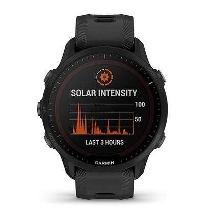 Imagem de Relógio Smartwatch e Monitor Cardíaco de Pulso e GPS Garmin Forerunner 955 Solar - Preto