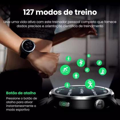 Imagem de Relógio Smartwatch Ecossistema Xiaom, Haylou Solar Neo Amoled A Prova Dagua Leve e Confortavel Tela 1,53 Sicroniza com STRAVA e Fone M10 TWS sem Fio