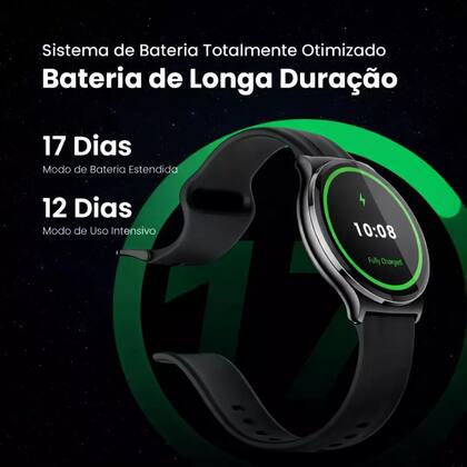 Imagem de Relógio Smartwatch Ecossistema Xiaomi, Lançamento Haylou Solar Lite 2 A Prova Dagua IOS e Android Tela de 1.38 Feminino e Masculino