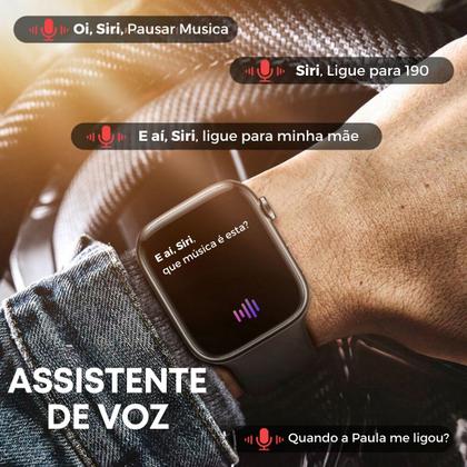 Imagem de Relógio Smartwatch Feminino e Masculino W59 Mini 41mm, Lançamento com Troca de Pulseira