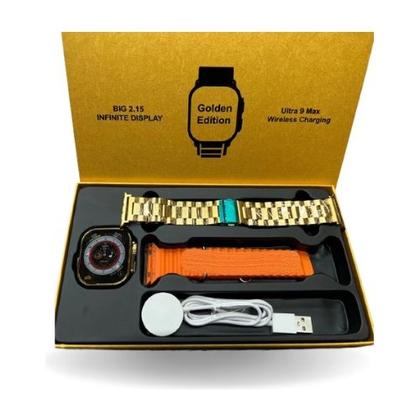 Imagem de Relógio Smartwatch G9 Ultra Pro 3 pulseiras Série Especial Prata Nfc Gps Cor Da Caixa Prata