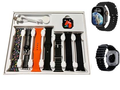 Imagem de Relogio Smartwatch Hw Ultra Mini2 41mm +7 Pulseiras Com Chat GPT - Preto