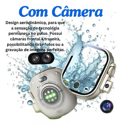 Imagem de Relógio Smartwatch Hw Ultra2 Entrada Para chip 4G 2GB Ram 64gb Android Amoled 2 Cameras Wifi Android 8.1 com Play Store