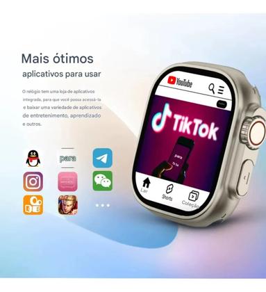 Imagem de Relógio Smartwatch Hw Ultra2 Entrada Para chip 4G 2GB Ram 64gb Android Amoled 2 Cameras Wifi Android 8.1 com Play Store