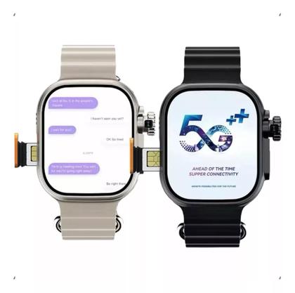 Imagem de Relógio Smartwatch Hw Ultra2 Entrada Para chip 4G 2GB Ram 64gb Android Amoled 2 Cameras Wifi Android 8.1 com Play Store