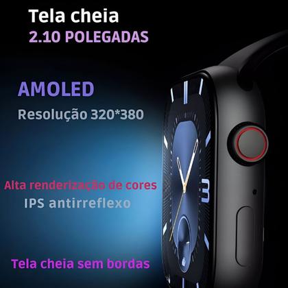 Imagem de Relógio Smartwatch HW9 Pro Max, Masculino e Feminino, A Prova D'Água e Recebe Notificações
