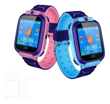 Imagem de Relógio Smartwatch Infantil Kids C2 Rosa Gps Ratreio Ligação Filhos Envio Imediato Original Nota Fiscal