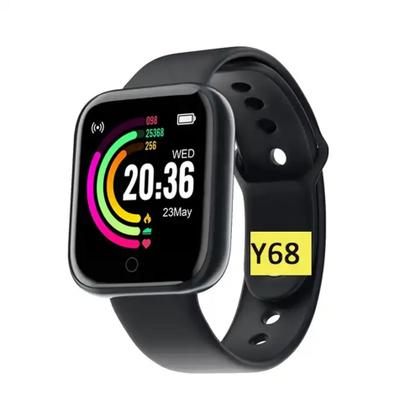 Imagem de Relógio Smartwatch Inteligente Y68 D20 Android iOS Bluetooth - Preto