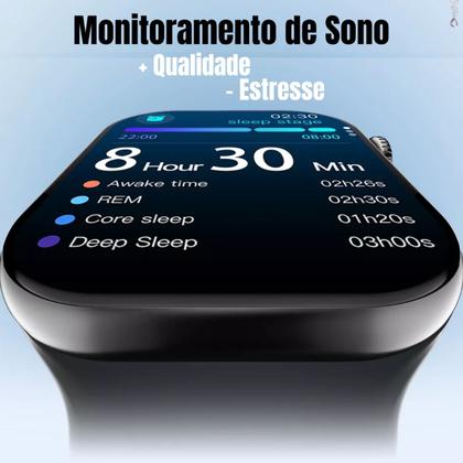 Imagem de Relógio smartwatch K9 Max com 7 pulseiras capa de proteção A prova D'gua envio Imediato Original com Nota Fiscal