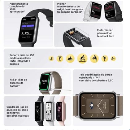 Imagem de Relógio Smartwatch Mi Band 9 Pro Gps Global Original Amoled