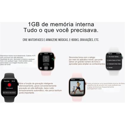 Imagem de Relogio Smartwatch Mini Serie 11 42mm Responde Whatsapp Com Fone sem Fio