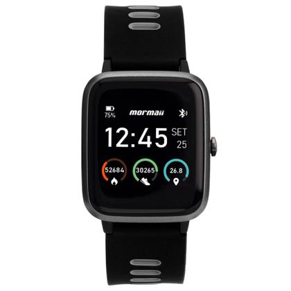 Imagem de Relogio Smartwatch Mormaii Life Com GPS Full Display, Bluetooth, 5ATM, Touch, Preto - MOLIFEGAA/8C