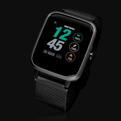 Imagem de Relógio Smartwatch Mormaii Life Mesh Unissex Full Display Preto - MOLIFEAI/7P