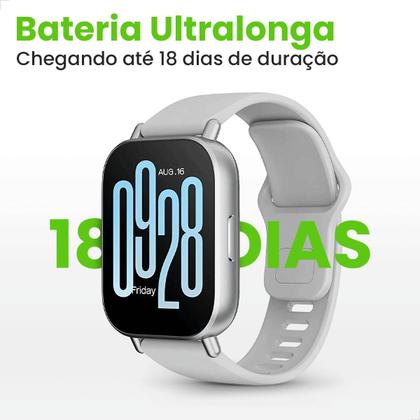 Imagem de Relógio Smartwatch Redmi Watch 5 Active Xiaomi C/ Alexa Resistente Água Suor Chamada Bluetooth 5.3 Original Tela 2.0"