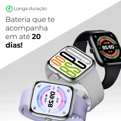 Imagem de Relógio Smartwatch Redmi Watch 5 Xiaomi Com Bateria 24 dias Chamada Bluetooth 5.3 HyperOS 5 ATM Tela de 2.07" Original