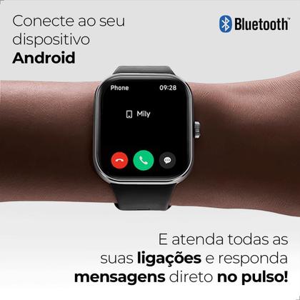 Imagem de Relógio Smartwatch Redmi Watch 5 Xiaomi Com Bateria 24 dias Chamada Bluetooth 5.3 HyperOS 5 ATM Tela de 2.07" Original