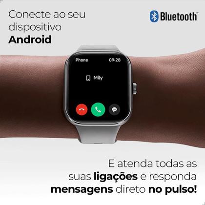 Imagem de Relógio Smartwatch Redmi Watch 5 Xiaomi Com Bateria 24 dias Chamada Bluetooth 5.3 HyperOS 5 ATM Tela de 2.07" Original