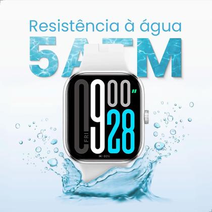 Imagem de Relógio Smartwatch Redmi Watch 5 Xiaomi Com Bateria 24 dias Chamada Bluetooth 5.3 HyperOS 5 ATM Tela de 2.07" Original