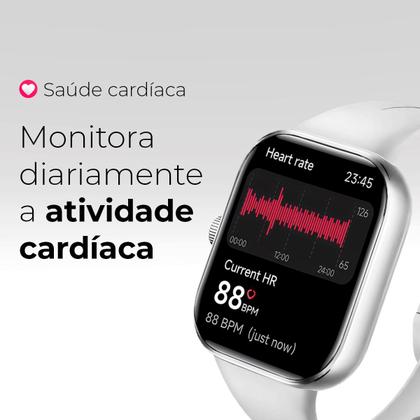 Imagem de Relógio Smartwatch Redmi Watch 5 Xiaomi Com Bateria 24 dias Chamada Bluetooth 5.3 HyperOS 5 ATM Tela de 2.07" Original