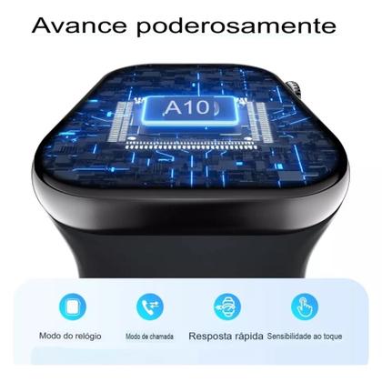 Imagem de Relógio Smartwatch S10 Série 10 Tela Amoled Com Fone Sem Fio