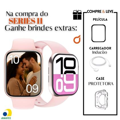 Imagem de Relógio Smartwatch S11 Amoled Series X11 Responde Whatsapp