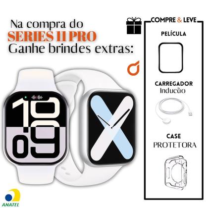 Imagem de Relogio Smartwatch Series 11 Pro Responde Whatsapp NFC GPS Prova Dágua