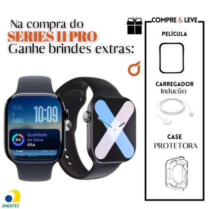 Imagem de Relogio Smartwatch Series 11 Pro Responde Whatsapp NFC GPS Prova Dágua