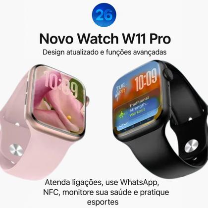 Imagem de Relogio Smartwatch Series 11 Pro Responde Whatsapp NFC GPS Prova Dágua