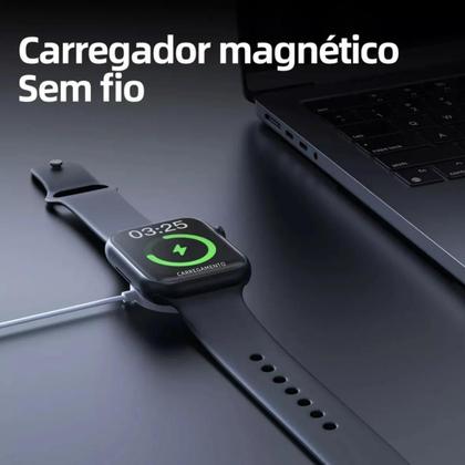 Imagem de Relógio Smartwatch W10 Pro Mini Compatível com Android e IOS