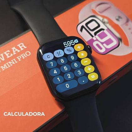 Imagem de Relógio Smartwatch W10T Mini Watch 10 Microwear 41mm GPS CHAT GPT Série 10 Relógio Inteligente Lançamento 2025 ESPORTIVO