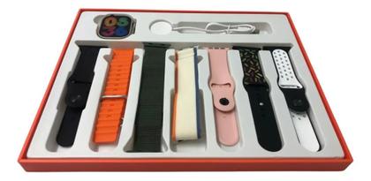 Imagem de Relógio Smartwatch W69 49mm Com 7 Pulseiras