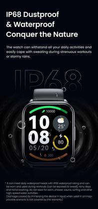 Imagem de Relógio Smartwatch Xiaomi,Haylou Watch 2 Pro A Prova Dagua Modos De Esportes Masculino e Feminino IOS e Android Tem Conectividade com STRAVA