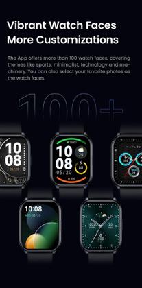 Imagem de Relógio Smartwatch Xiaomi,Haylou Watch 2 Pro A Prova Dagua Modos De Esportes Masculino e Feminino IOS e Android Tem Conectividade com STRAVA