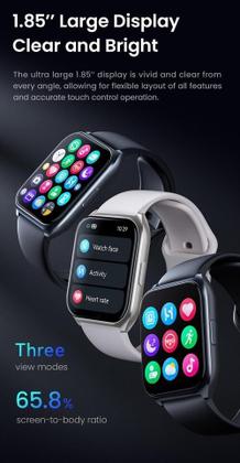 Imagem de Relógio Smartwatch Xiaomi,Haylou Watch 2 Pro A Prova Dagua Modos De Esportes Masculino e Feminino IOS e Android Tem Conectividade com STRAVA