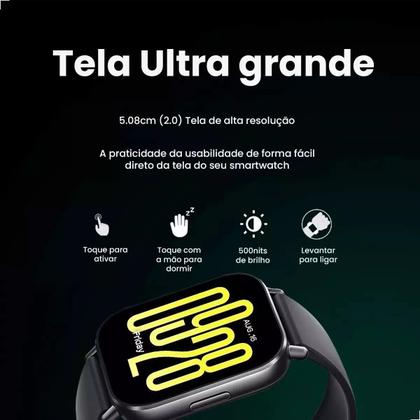 Imagem de Relogio Smartwatch XiaomiMi Watch 5 Active A Prova Dagua Original Com Alexa IA e Conectividade Com Strava