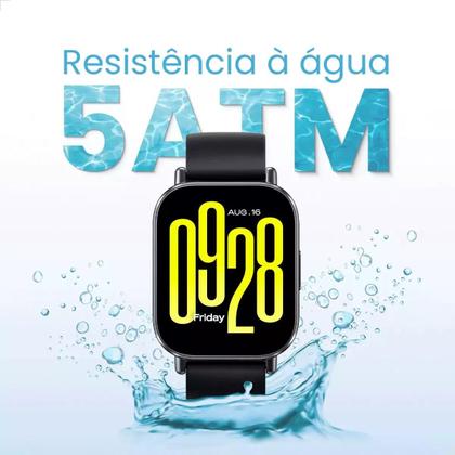 Imagem de Relogio Smartwatch XiaomiMi Watch 5 Active A Prova Dagua Original Com Alexa IA