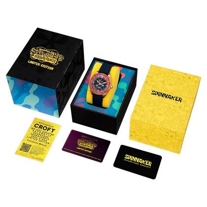 Imagem de Relógio SPINNAKER Bob Esponja Croft Skeleton Automatic Dollar Diver SP-5152-01