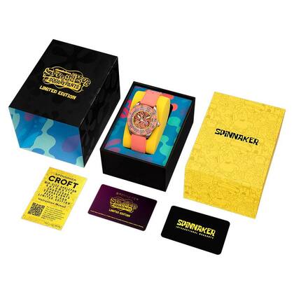 Imagem de Relógio SPINNAKER Bob Esponja Croft Skeleton Automatic Seastar Sundial SP-5152-03