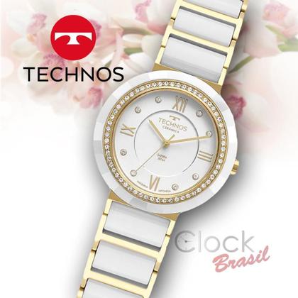 Imagem de Relógio Technos Ceramic Saphire Dourado Feminino 2036Mrp 1B