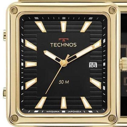 Imagem de Relógio Technos Curvas Digiana Dourado Unissex 1S13CV/1P