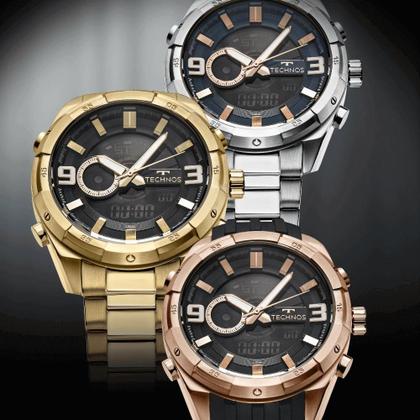 Imagem de Relógio Technos Digitech Dourado - YXD0645AAA/1P