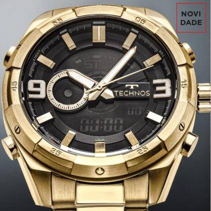 Imagem de Relógio Technos Digitech Dourado - YXD0645AAA/1P