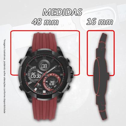 Imagem de Relógio Technos Digitech Masculino Preto W23721Aad 2P