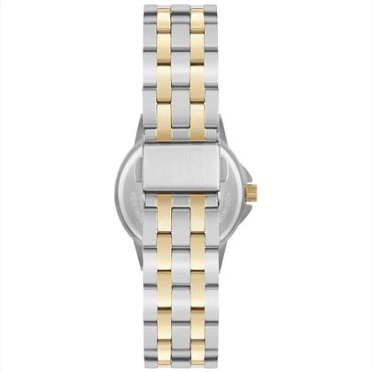 Imagem de Relógio Technos Feminino Bicolor Aço 50m Design Luxuoso Dourado Prateado
